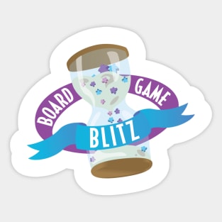 Board Game Blitz Logo Sticker